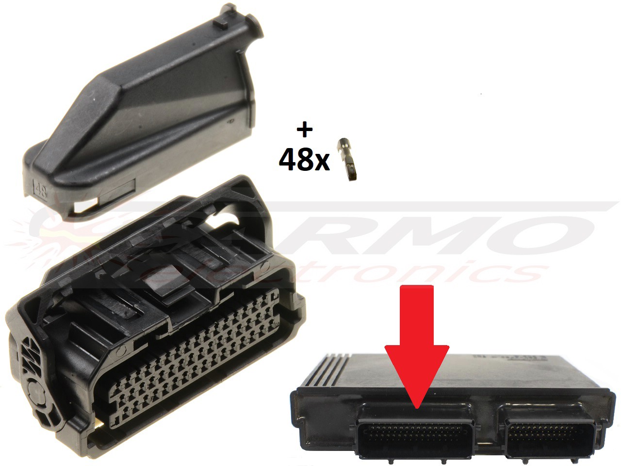 48-polige superseal stekker KTM ECU ECM computer 61341031 - 画像をクリックして閉じる