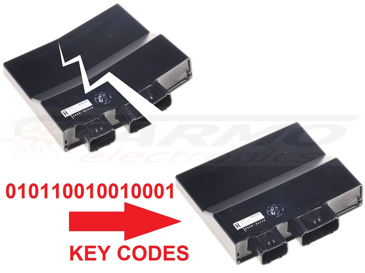 Gegevens kopiëren Kawasaki ECU ECM computer controller - 画像をクリックして閉じる