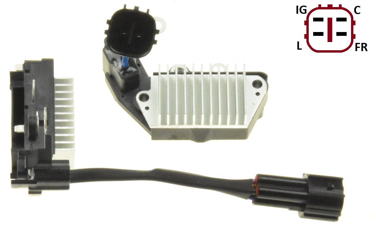 MV Agusta Brutale F4 Alternator Generator (101211-1701, 8A0081387, DENSO) - regulator - 画像をクリックして閉じる