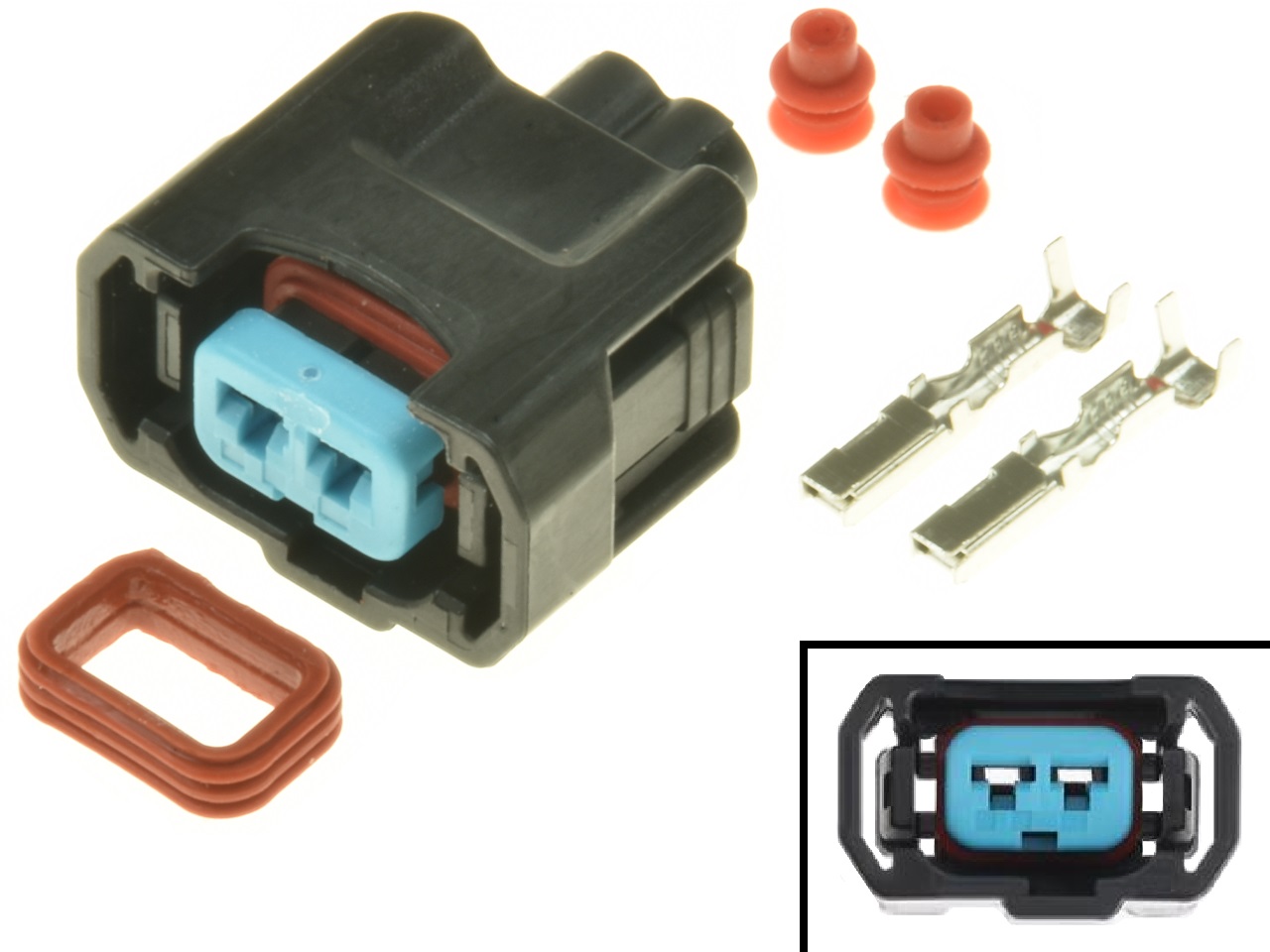 Motorbike motorcycle injector connector - 画像をクリックして閉じる