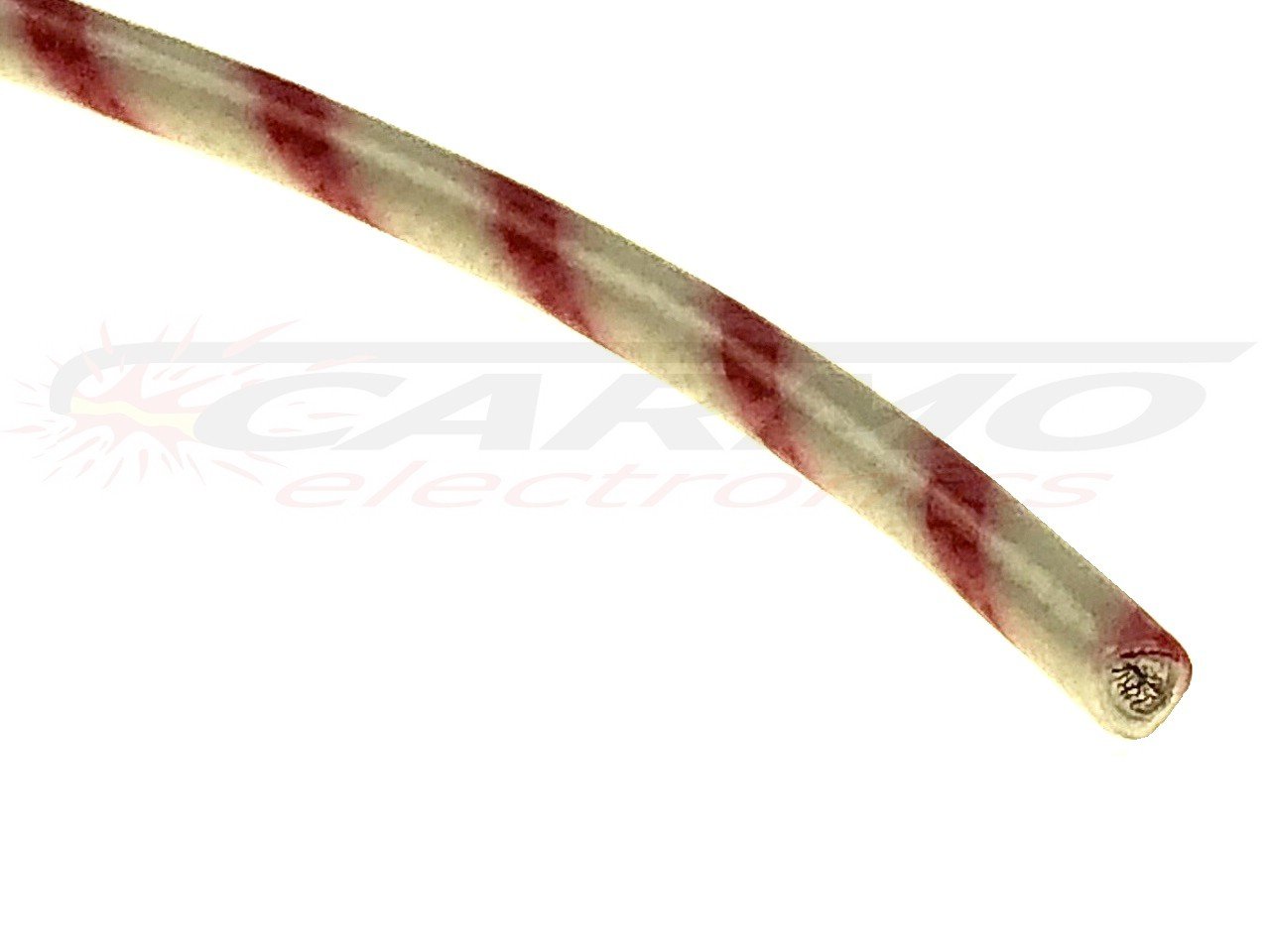 Automotive dynamo uitloopdraad 2.50mm2 / AWG14 (Wit/Rood) - 画像をクリックして閉じる