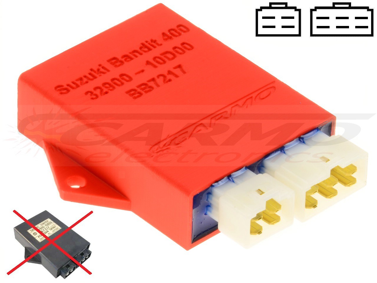 Suzuki GSXF 400 Bandit CDI イグナイター種類1 32900-10D variant 1 - 画像をクリックして閉じる
