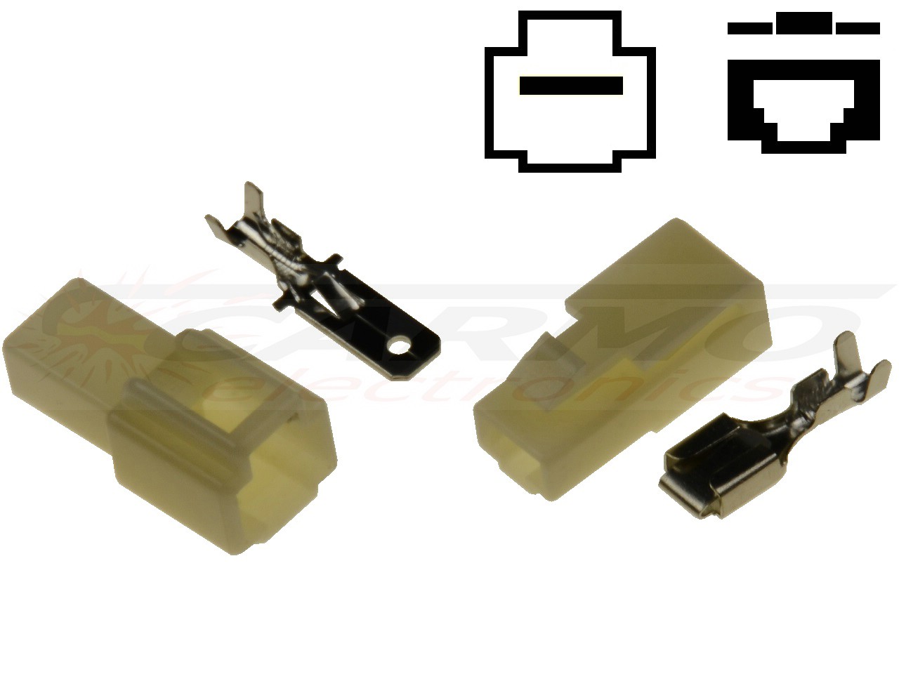 Batterie / Suzuki Intruder voltage regulator connector set - 画像をクリックして閉じる