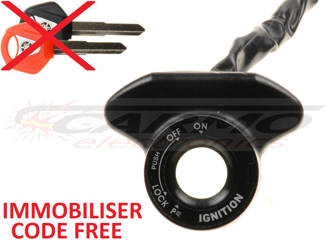 Yamaha immobiliser ring antenne reset / code vrij / als nieuw (MORIC, 5KS 5VS 5SL) - 画像をクリックして閉じる