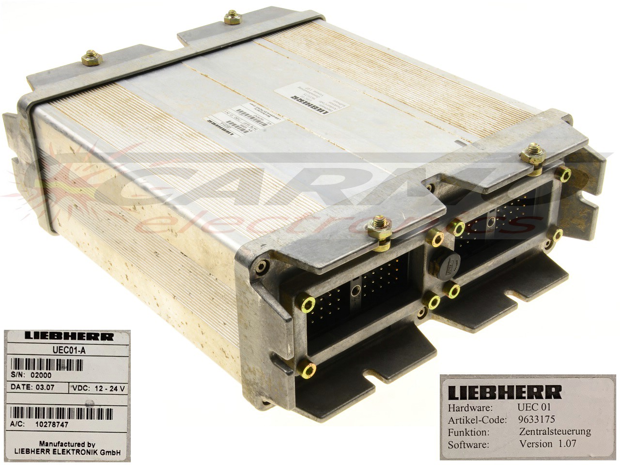 Liebherr A314 Litronic ECU ECM CDI モーターコンピューターユニット (UEC1, 9633175)